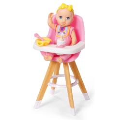 ZAPF CREATION BABY born Minis Playset Luna mit Hochstuhl bunt