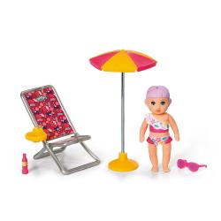 ZAPF CREATION BABY born Minis Playset Lara im Sommerglück bunt