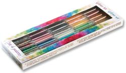 Glitzer Set mit mehreren Röhrchen in verschiedenen Farben. Verpackung zeigt bunte Glitzerpartikel.