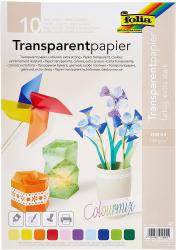 Folia Transparentpapier A4, 10 Blatt, mehrere Farben 