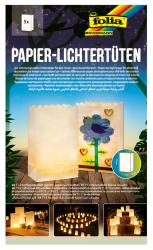 Papier-Lichtertüten in verschiedenen Designs. Für Innen- und Außendekoration geeignet.