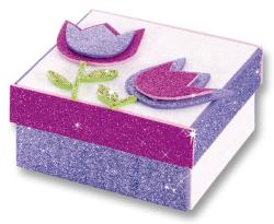 FOLIA Glitter-Moosgummi selbstklebend 5 Blatt sortiert 