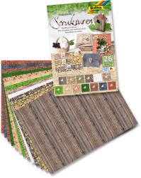 FOLIA Motivblock Strukturen 24 x 34 cm bunt