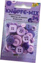 Knöpfe - Lila, Ton in Ton Mix, 30g 