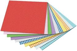 Faltblätter für Origami in verschiedenen Farben. 50 Blatt, 15 x 15 cm.