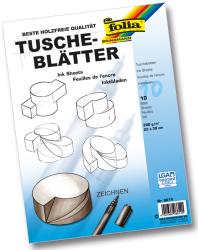 Packung mit Tuscheblättern. Enthält 10 Blätter in der Größe 22 x 30 cm.