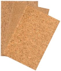Korkpapier in verschiedenen Designs. Enthält drei Blätter, selbstklebend.