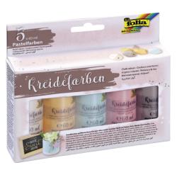 FOLIA Kreidefarben-Set 5 x 60 ml mehrere Farben