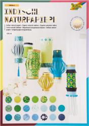 Bunte Laternen in verschiedenen Formen und Farben. Darunter eine Farbpalette mit verschiedenen Mustern.