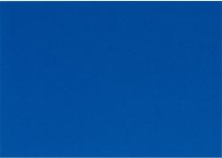 Ein einfarbiges Blatt in kräftigem Blau. Keine weiteren Muster oder Details.