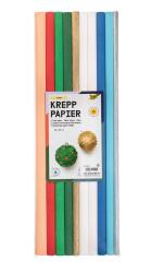 FOLIA Krepppapier-Rollen X-mas 50 x 200 cm 10 Stück mehrere Farben