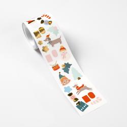 FOLIA Stickerrolle Winter 464 Sticker