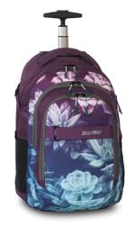 BESTWAY Rucksack-Trolley Evolution Roller Blumen lila