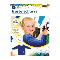 IDENA Bastelschürze Größe S blau