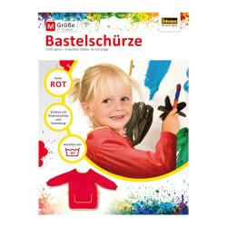 IDENA Bastelschürze Größe M rot