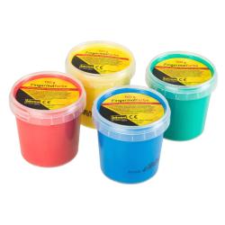 IDENA Fingermalfarben 4 x 150 g blau/grün/gelb/rot