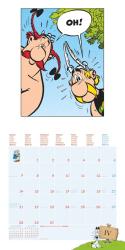 N NEUMANNVERLAGE - Asterix 2025 Broschürenkalender, 30x30cm, Wandkalender mit lustigen Asterix-Illustrationen, internationalen Feiertagen und Mondphasen, viel Platz für Notizen