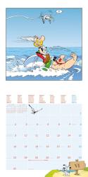 N NEUMANNVERLAGE - Asterix 2025 Broschürenkalender, 30x30cm, Wandkalender mit lustigen Asterix-Illustrationen, internationalen Feiertagen und Mondphasen, viel Platz für Notizen