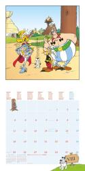 N NEUMANNVERLAGE - Asterix 2025 Broschürenkalender, 30x30cm, Wandkalender mit lustigen Asterix-Illustrationen, internationalen Feiertagen und Mondphasen, viel Platz für Notizen