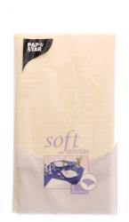 PAPSTAR Tischdecke Soft Selection 120 x 180 cm creme