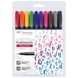 TOMBOW Fudenosuke Color 10er-Set mehrere Farben