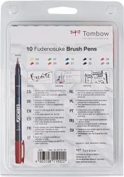 TOMBOW Fudenosuke Color 10er-Set mehrere Farben