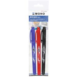 TOMBOW Mono Twin Permanent Marker 3er-Set mehrere Farben