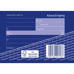 AVERY Zweckform Kassa Eingangsbuch 3x 40 Blatt 1703 DIN A6 quer weiß