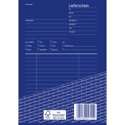 AVERY Zweckform Lieferschein mit Empfangsschein 3x 40 Blatt 1721 A5 weiß