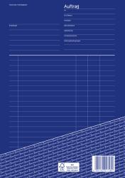 AVERY Zweckform Formularbuch - Auftrag 1728, A4, selbstdurchschreibend, 2x40 Blatt 