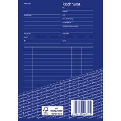 AVERY Zweckform Rechnungsbuch 3x 40 Blatt 1731 A5 weiß