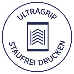 Gelbe Verpackung mit dem Schriftzug 'Avery Zweckform'. Universal-Etiketten für Versand. 200 Etiketten, Größe 210 x 148 mm. Inkl. Etiketten-Designer.
