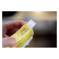 Gelbe Verpackung mit blauen und roten Elementen. Enthält 250 Bewertungspunkte, Durchmesser 19 mm. Grafische Darstellung eines Daumens nach oben.