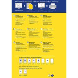 AVERY Zweckform Recycling Univ. Etiketten 10 Bl. LR3478-10 210 x 297 mm weiß