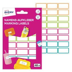 AVERY Zweckform Namens-Aufkleber 48 Etiketten / 2 Bögen