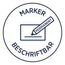 AVERY Zweckform Textil-Aufkleber pastell 36 Etiketten / 2 Bögen