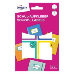 AVERY Zweckform Schul-Aufkleber 8 Etiketten 2 Bögen