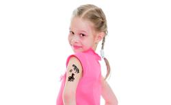 Z-DESIGN Kindertattoo Pferde 9 Stück bunt