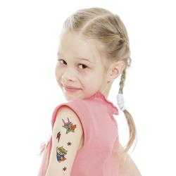 Z-DESIGN Kindertattoo Superhelden 9 Stück bunt