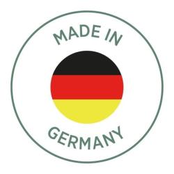 Aufkleber mit bunten Obstmotiven. Text: 'Selbstgemachtes'. Sechs verschiedene Designs. Farbenfroh und fröhlich.