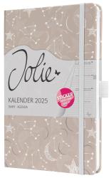 SIGEL Wochenkalender Jolie A5 Cosmic Fantasy Beige 2025