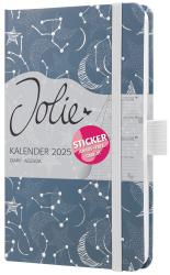 SIGEL Wochenkalender Jolie A6 Cosmic Fantasy Blue 2025