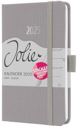 SIGEL Wochenkalender Jolie A6 Pearl Grey 2025