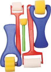 ELCO Schaumstoffpinsel-Set 5 Teile bunt