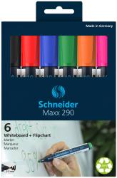 SCHNEIDER Whiteboardmarker Maxx 290 Rundspitze 6er Set