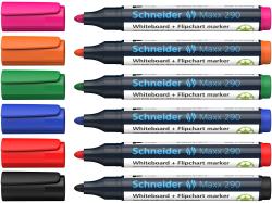 SCHNEIDER Whiteboardmarker Maxx 290 Rundspitze 6er Set