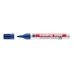 EDDING Permanentmarker 3000 Rundspitze 1,5-3 mm blau