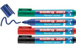 EDDING Flipchartmarker-Set 380 1,5-3 mm 4 Stück mehrere Farben