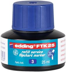 EDDING Nachfülltinte FTK25 für Flipchartmarker 25 ml blau