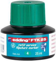 EDDING Nachfülltinte FTK25 für Flipchartmarker 25 ml grün